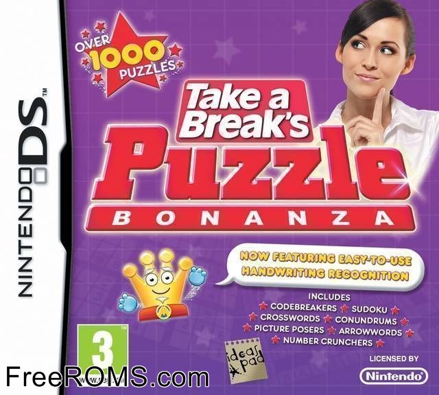 Take a Breaks Puzzle Bonanza Europe Screen Shot 1